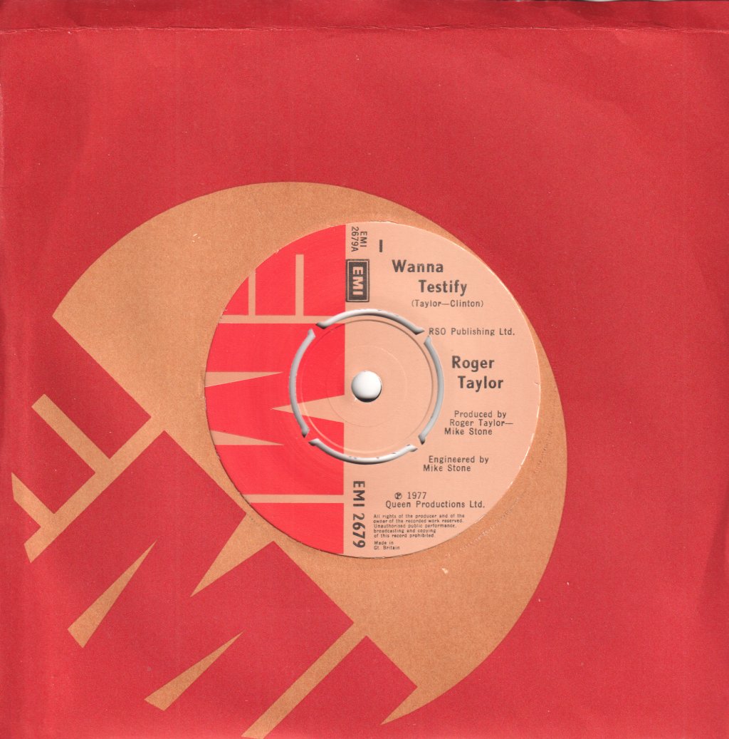 Roger Taylor - I Wanna Testify - 7 Inch