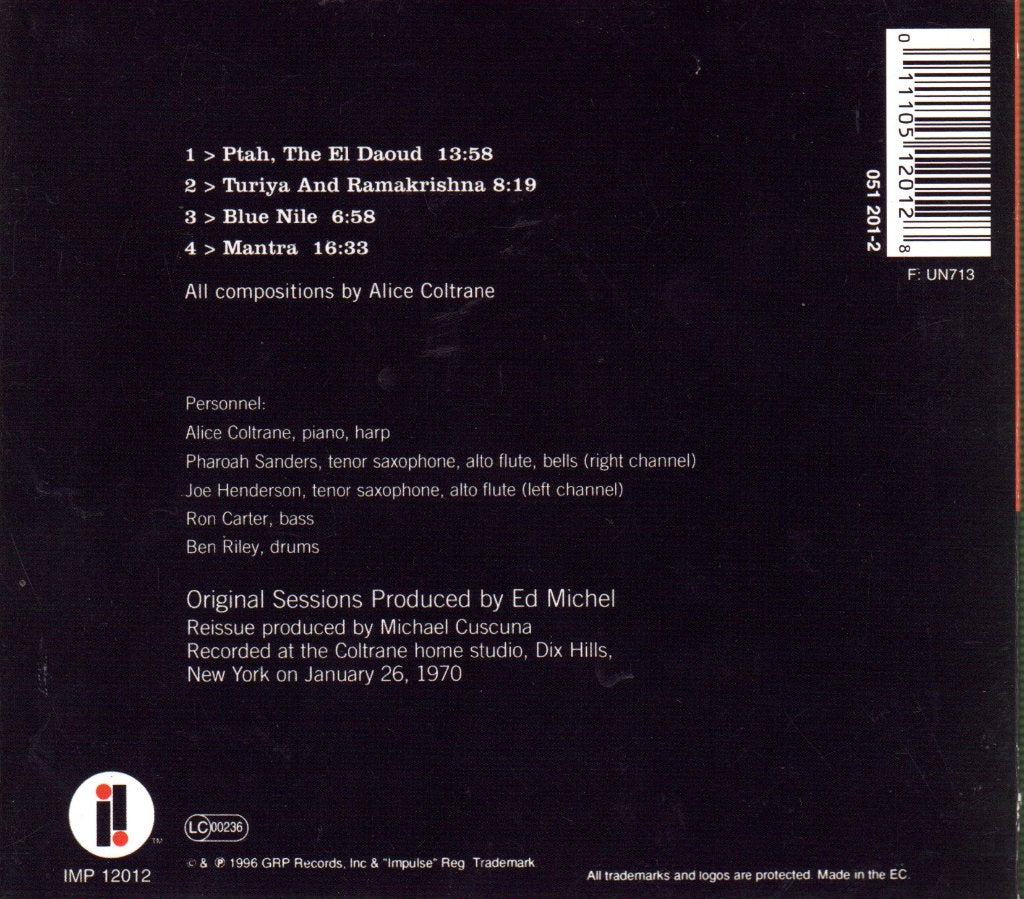 Alice Coltrane - Ptah The El Daoud - Cd