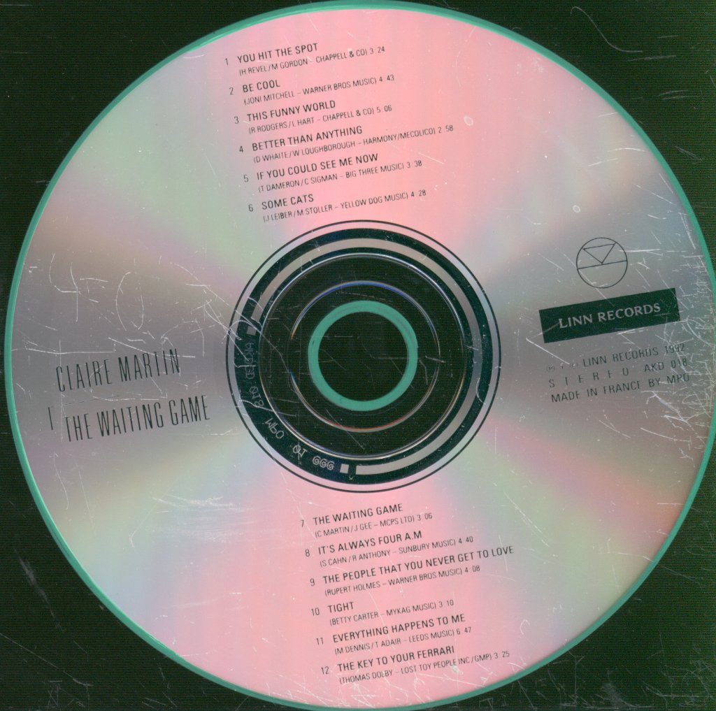 Claire Martin - Waiting Game - Cd