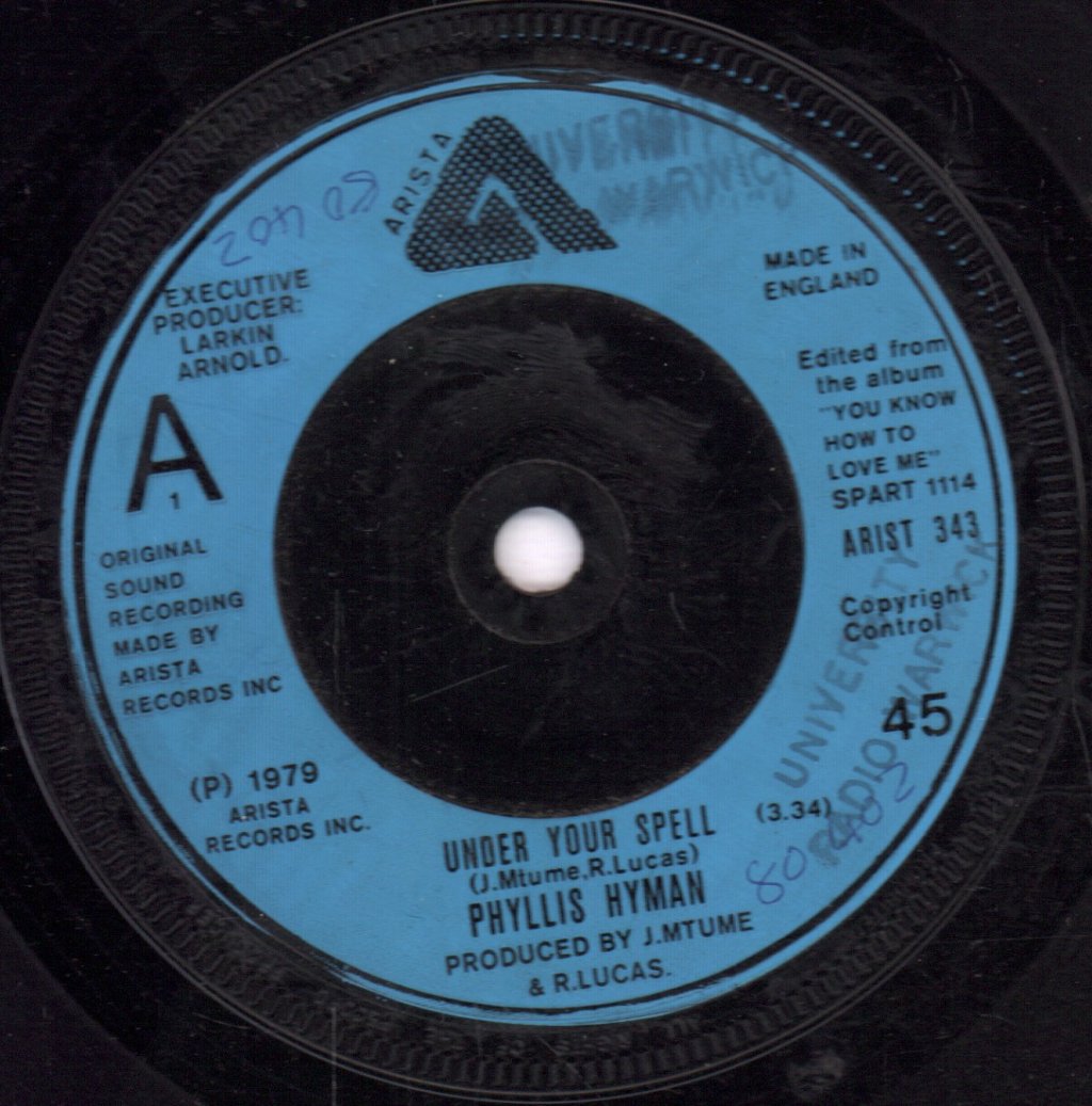 Phyllis Hyman - Kiss You All Over - 7 Inch
