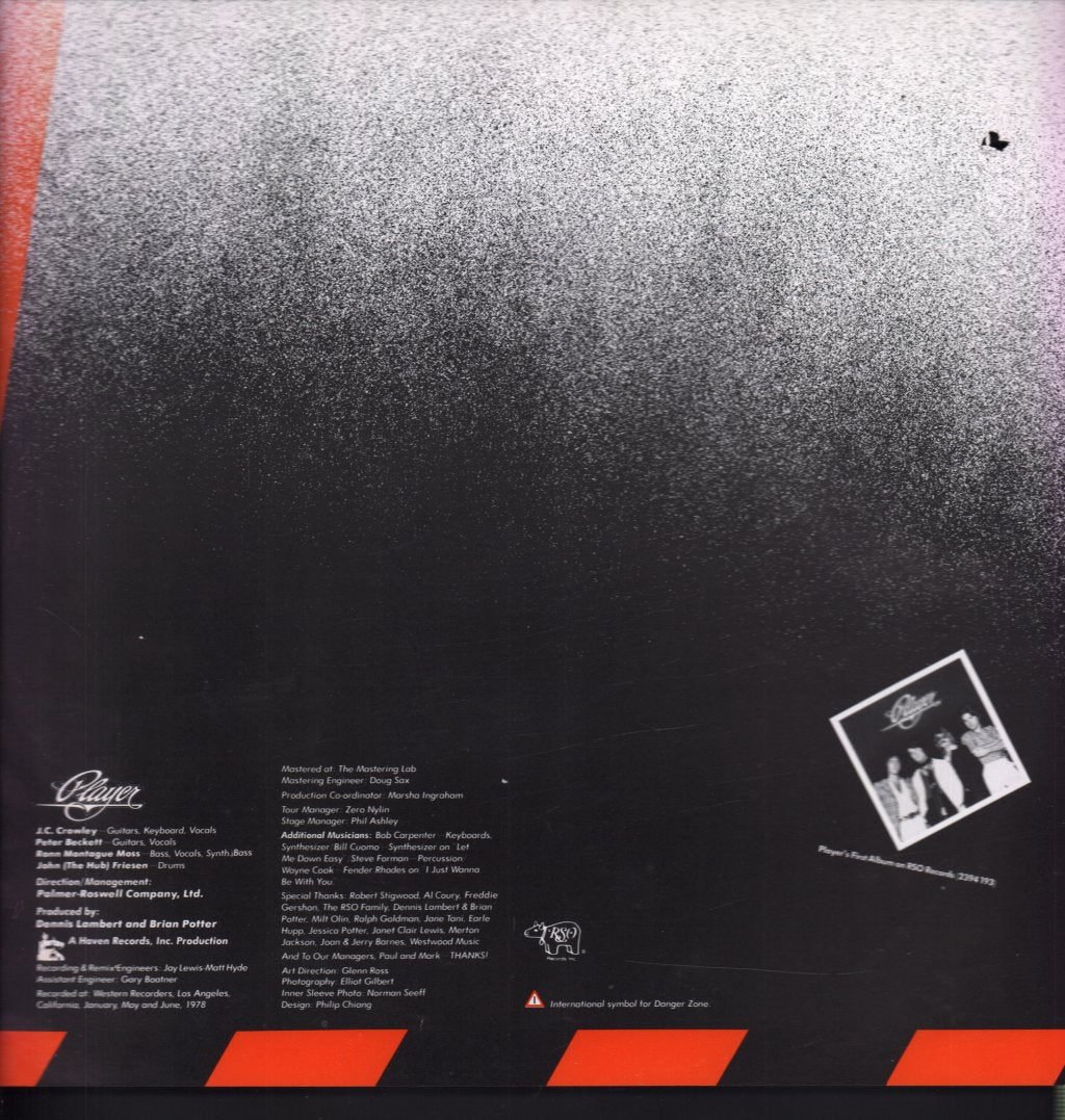 Player (Late 70'S Group) - Danger Zone - Lp