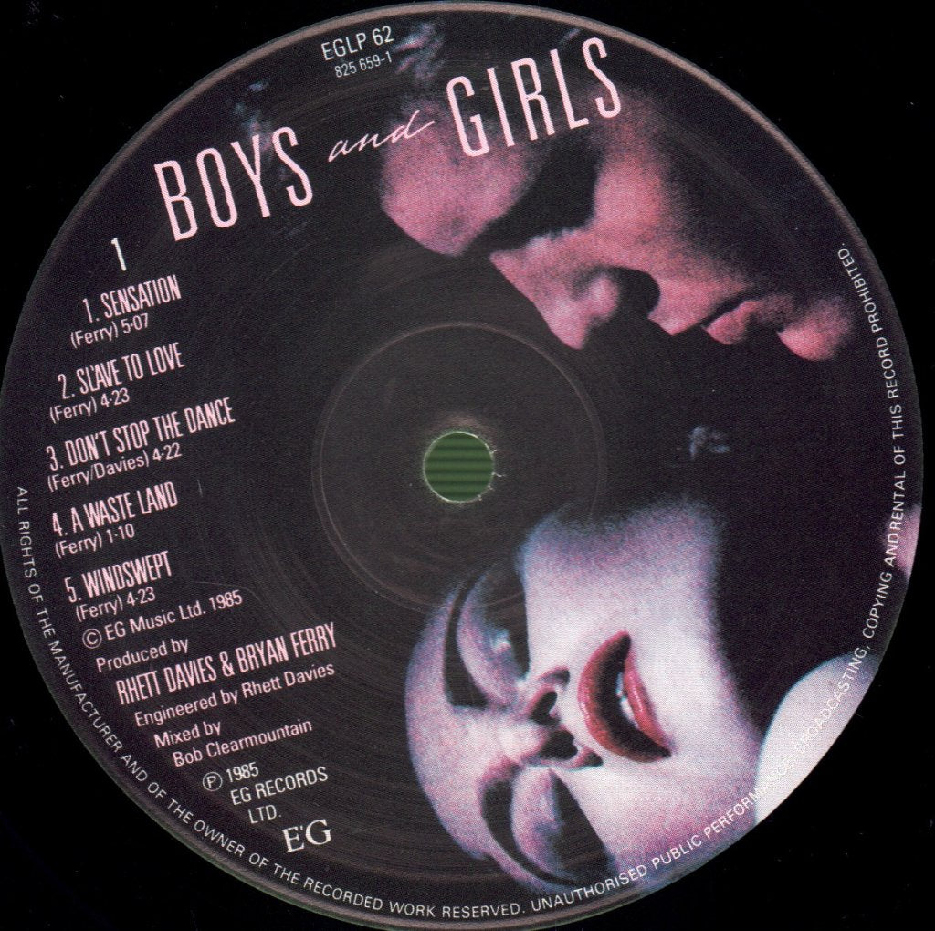 Bryan Ferry - Boys And Girls - Lp