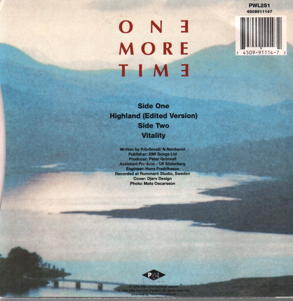 One More Time - Highland - 7 Inch