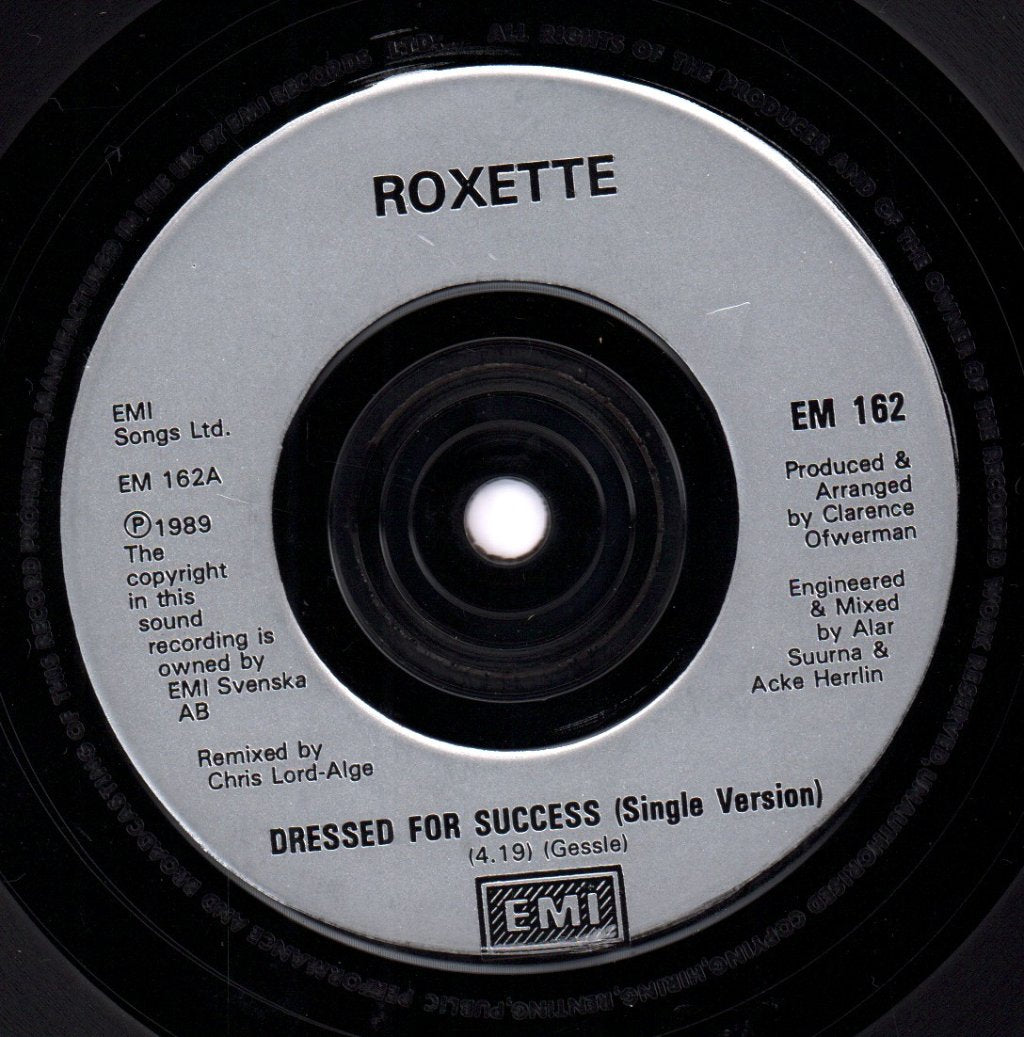 Roxette - Dressed For Success - 7 Inch
