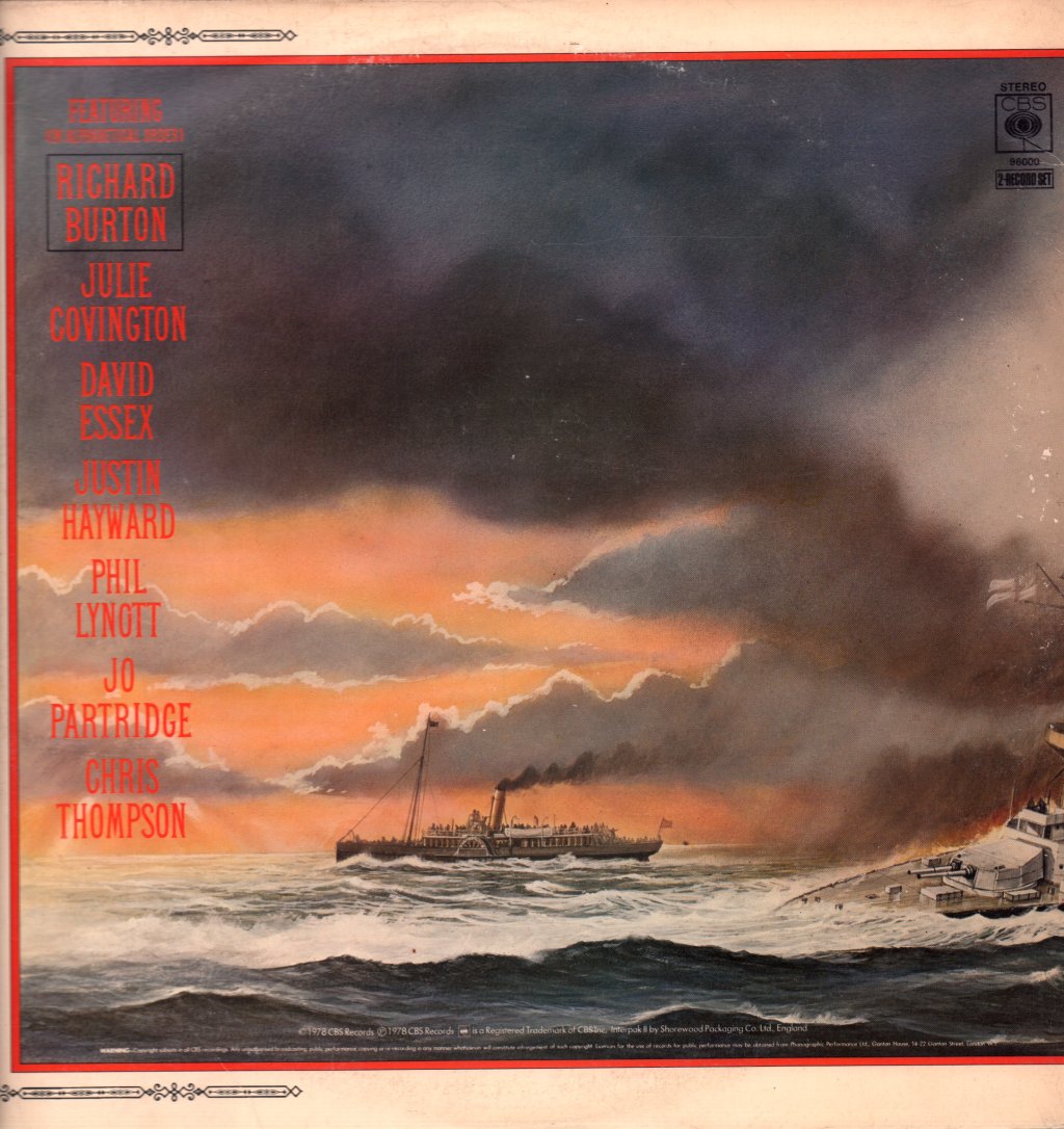 Jeff Wayne - War Of The Worlds - Double Lp