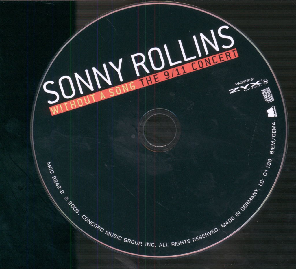 Sonny Rollins - Without A Song The 9/11 Concert - Cd