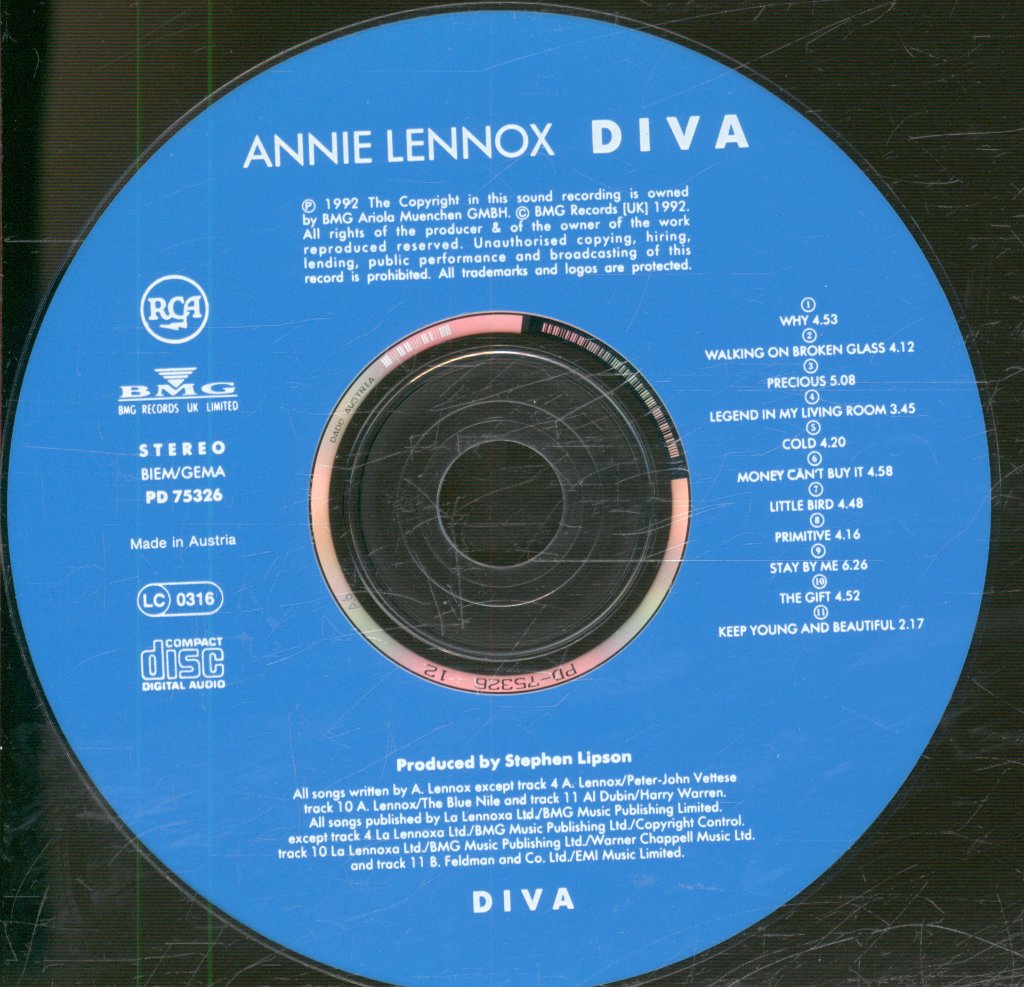 Annie Lennox - Diva - Cd