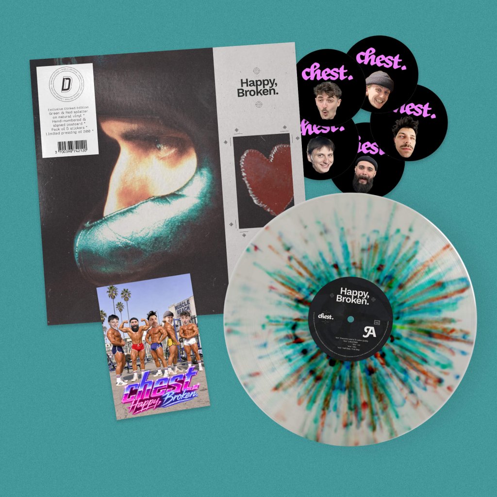 chest. - Happy, Broken. (Dinked Edition #427) - Lp