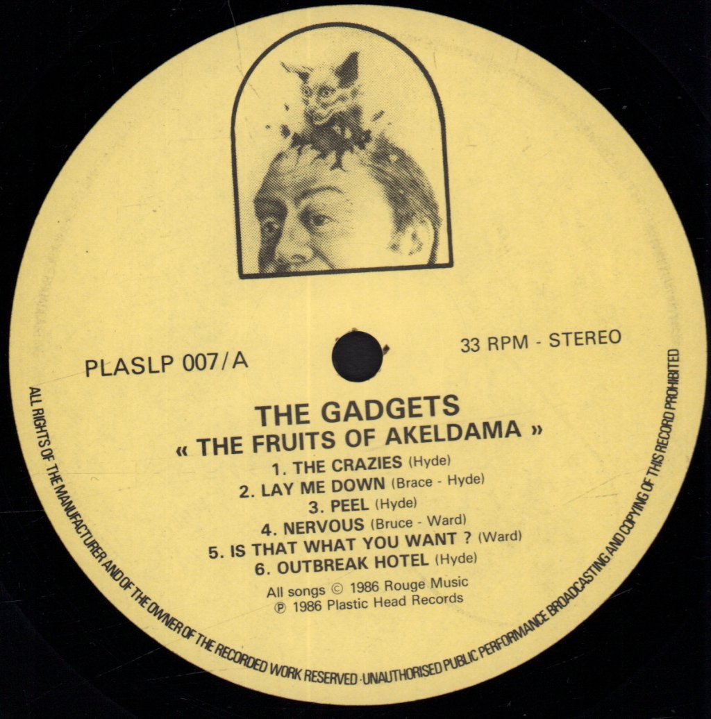 Gadgets - Fruits Of Akeldama - Lp