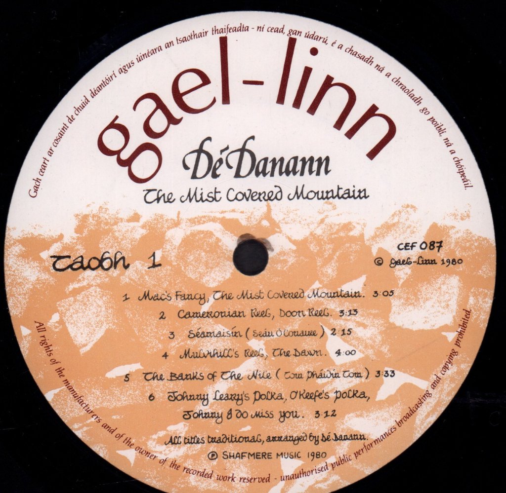 De Danann - A Mist Covered Mountain - Lp