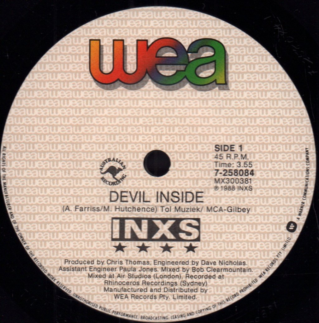 INXS - Devil Inside - 7 Inch