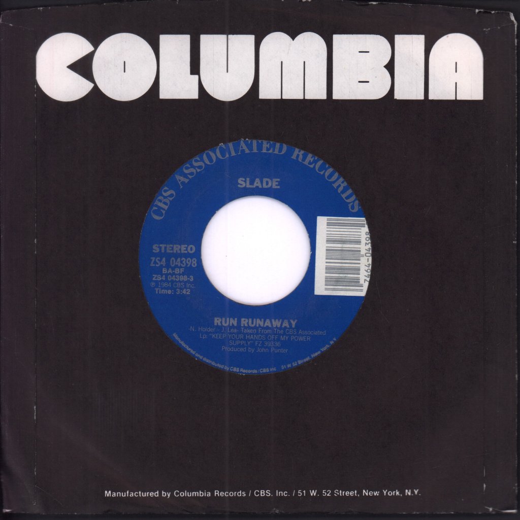 Slade - Run Runaway - 7 Inch