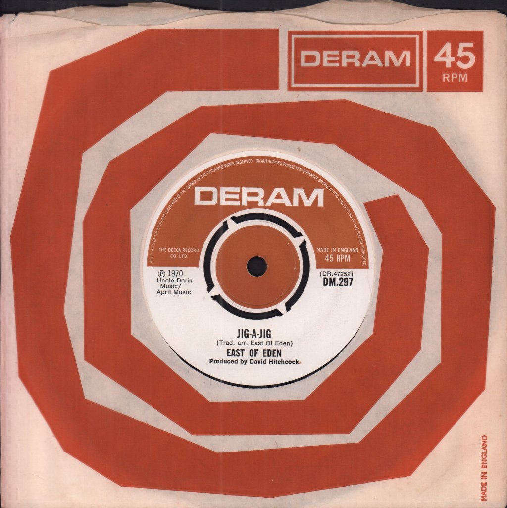 East Of Eden - Jig A Jig - 7 Inch