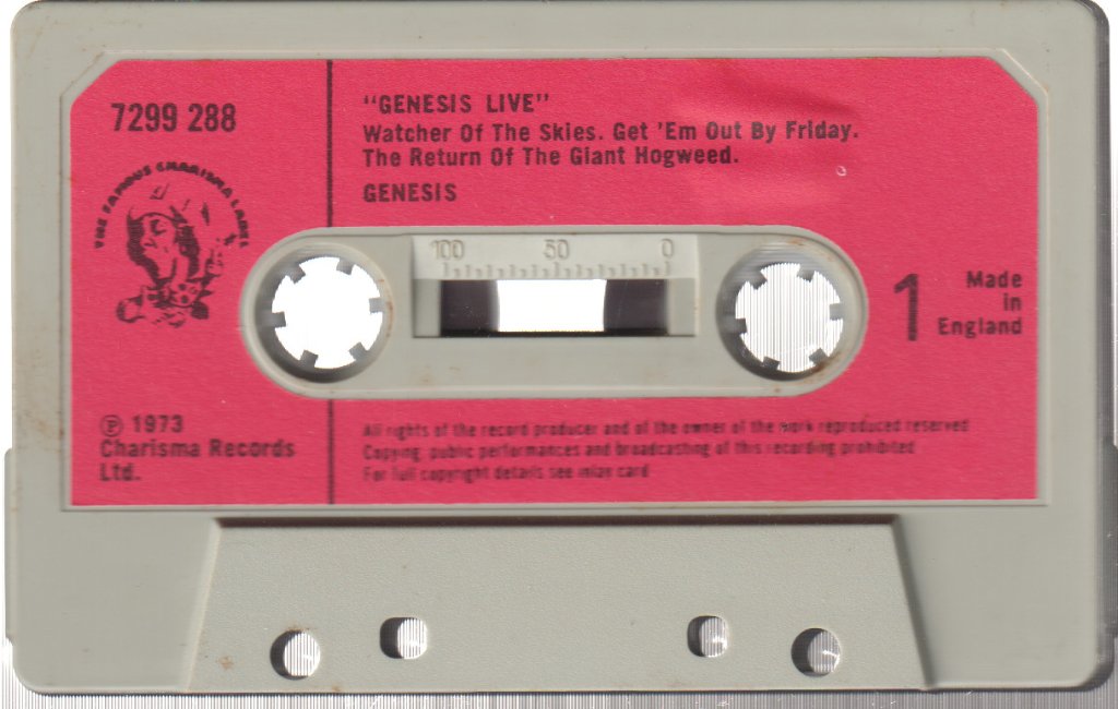 Genesis - Live - Cassette