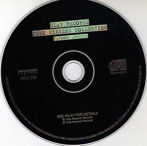 Various Artists - Clay Records Punk Singles Collection - Cd
