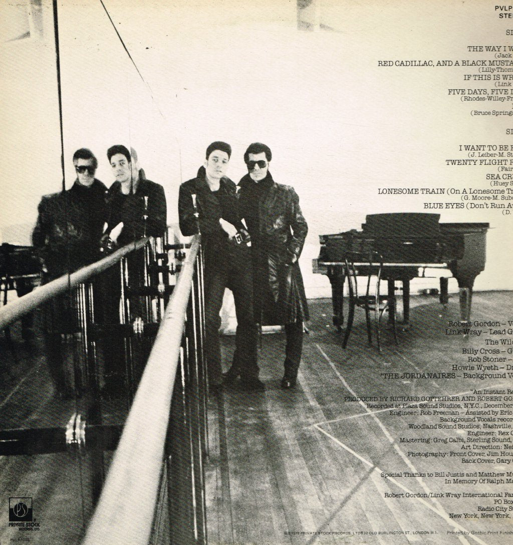 Robert Gordon With Link Wray - Fresh Fish Special - Lp