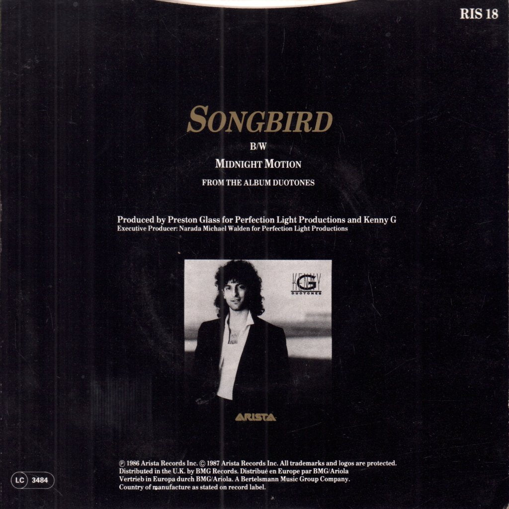 Kenny G - Songbird - 7 Inch