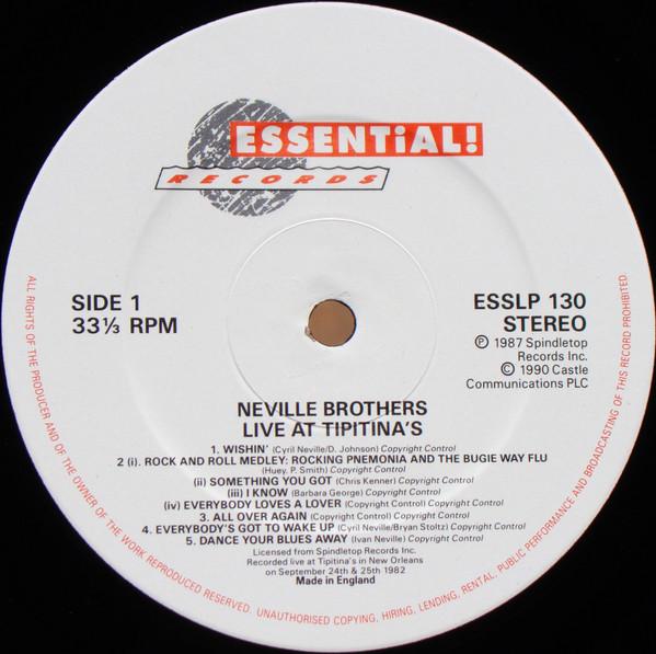 Neville Brothers - Live At Tipitina's Volume II - Lp