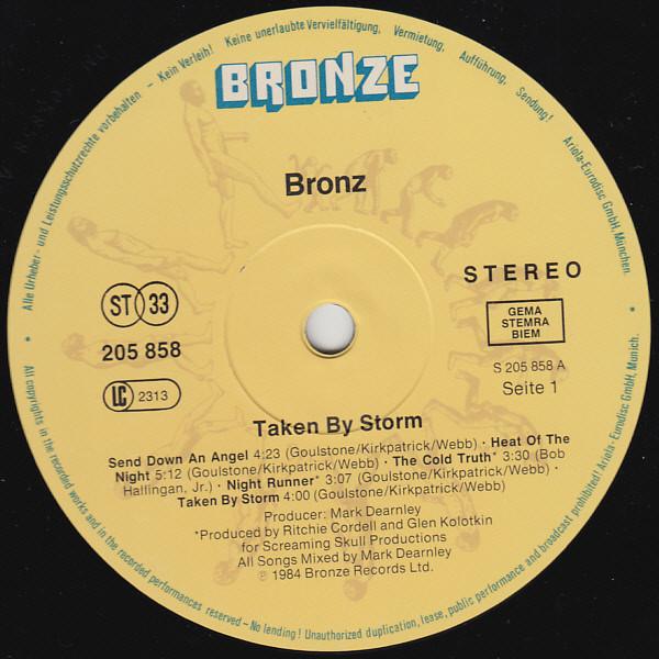 Bronz - Taken By Storm - Lp