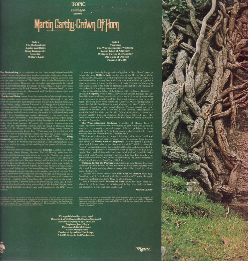 Martin Carthy - Crown Of Horn - Lp