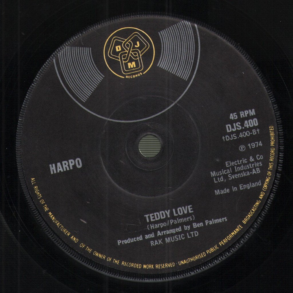 Harpo - Movie Star - 7 Inch