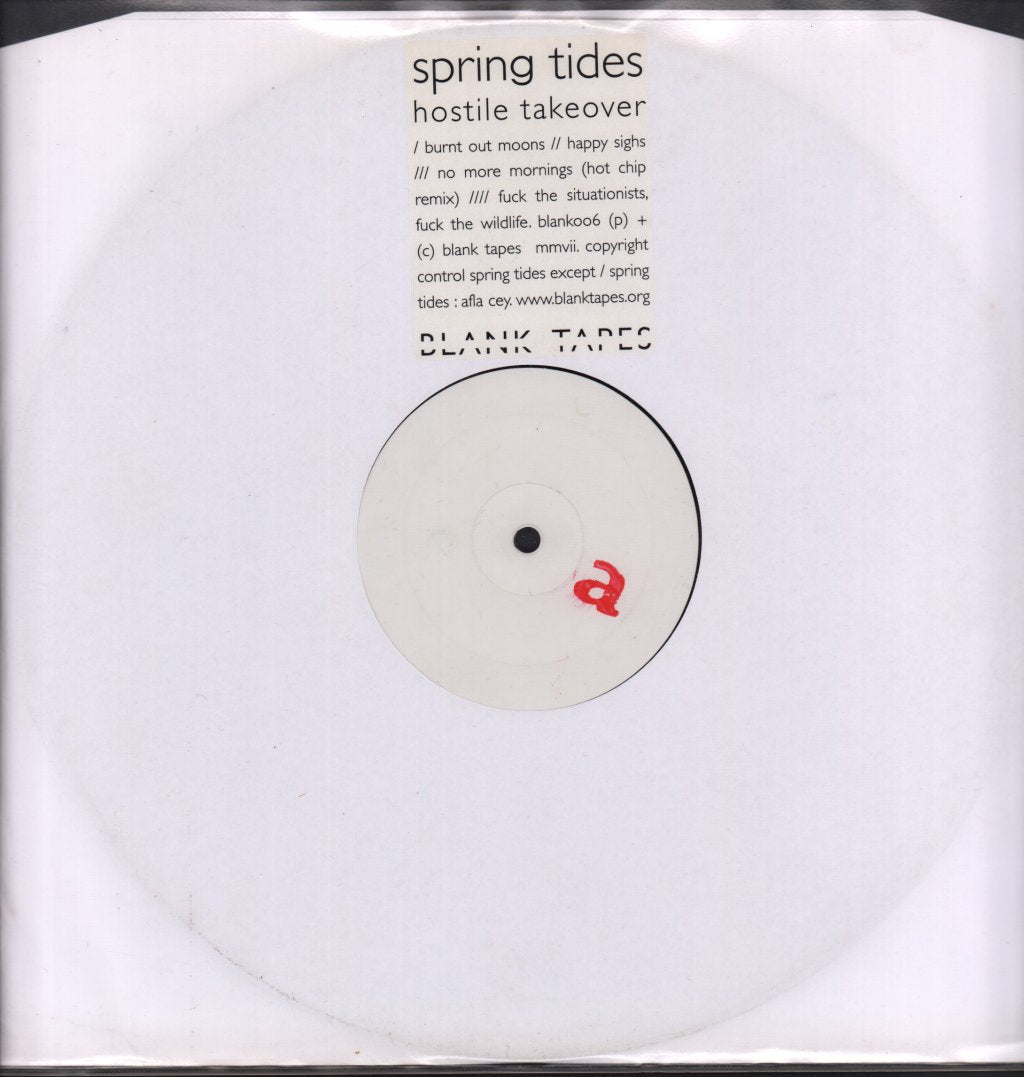 Spring Tides - Hostile Takeover - 12 Inch