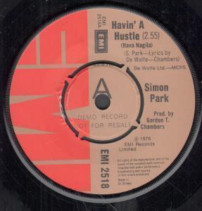Simon Park - Havin A Hustle - 7 Inch