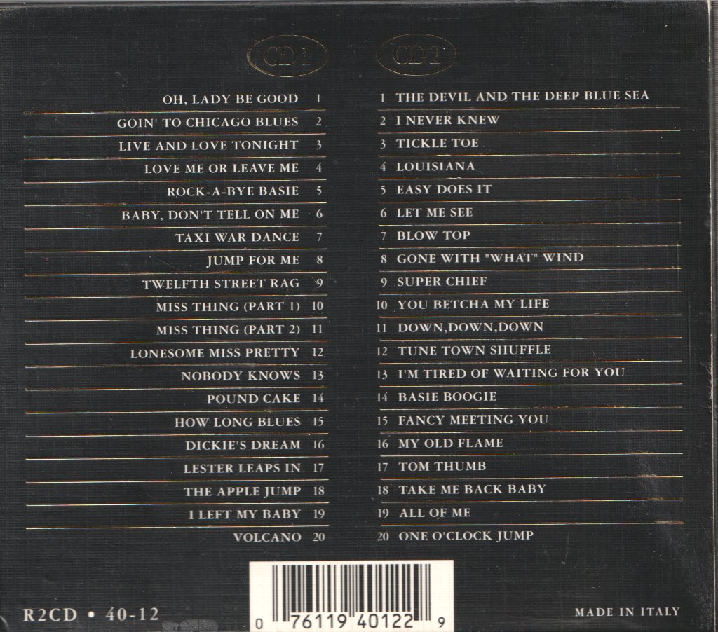 Count Basie - Gold Collection - 40 Classic Performances - Cd Set