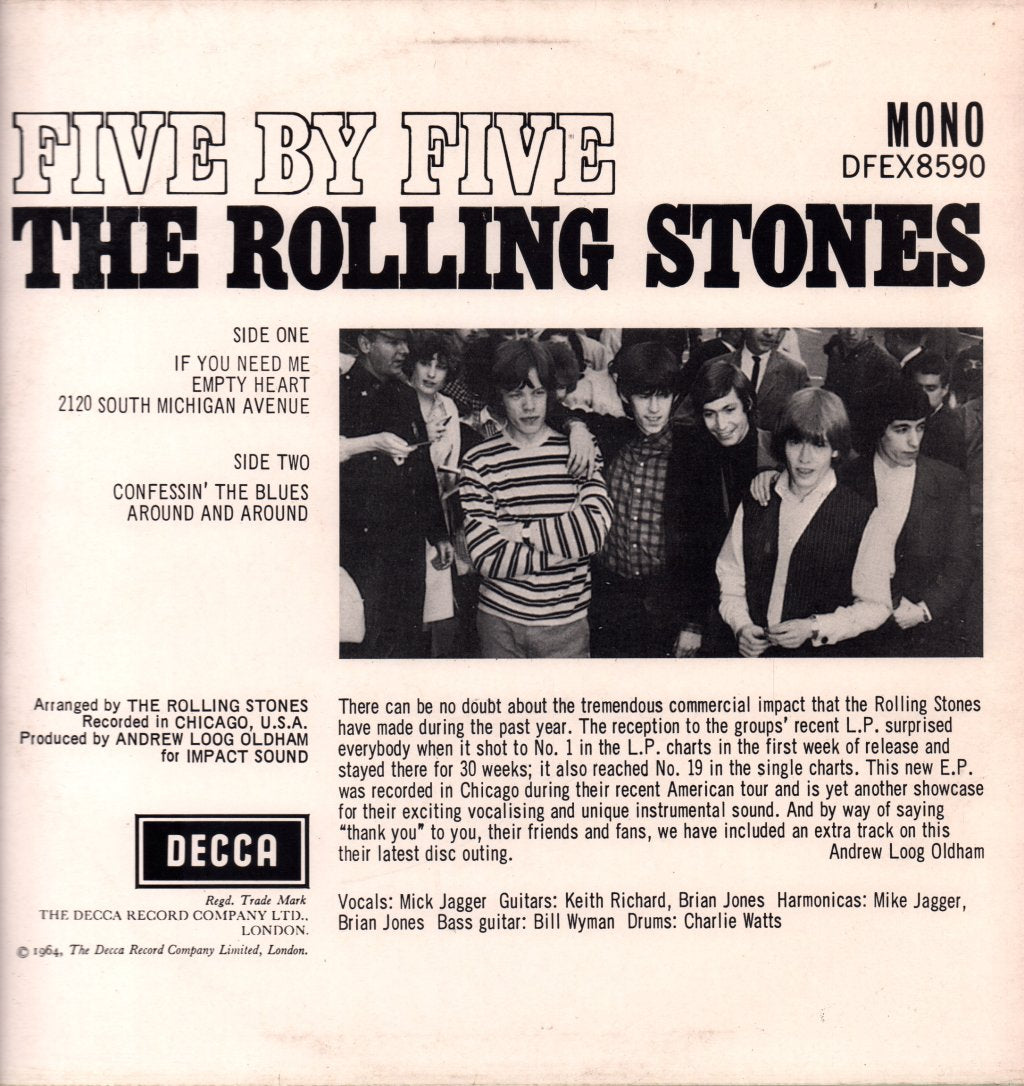 Rolling Stones - Five By Five - 12 Inch