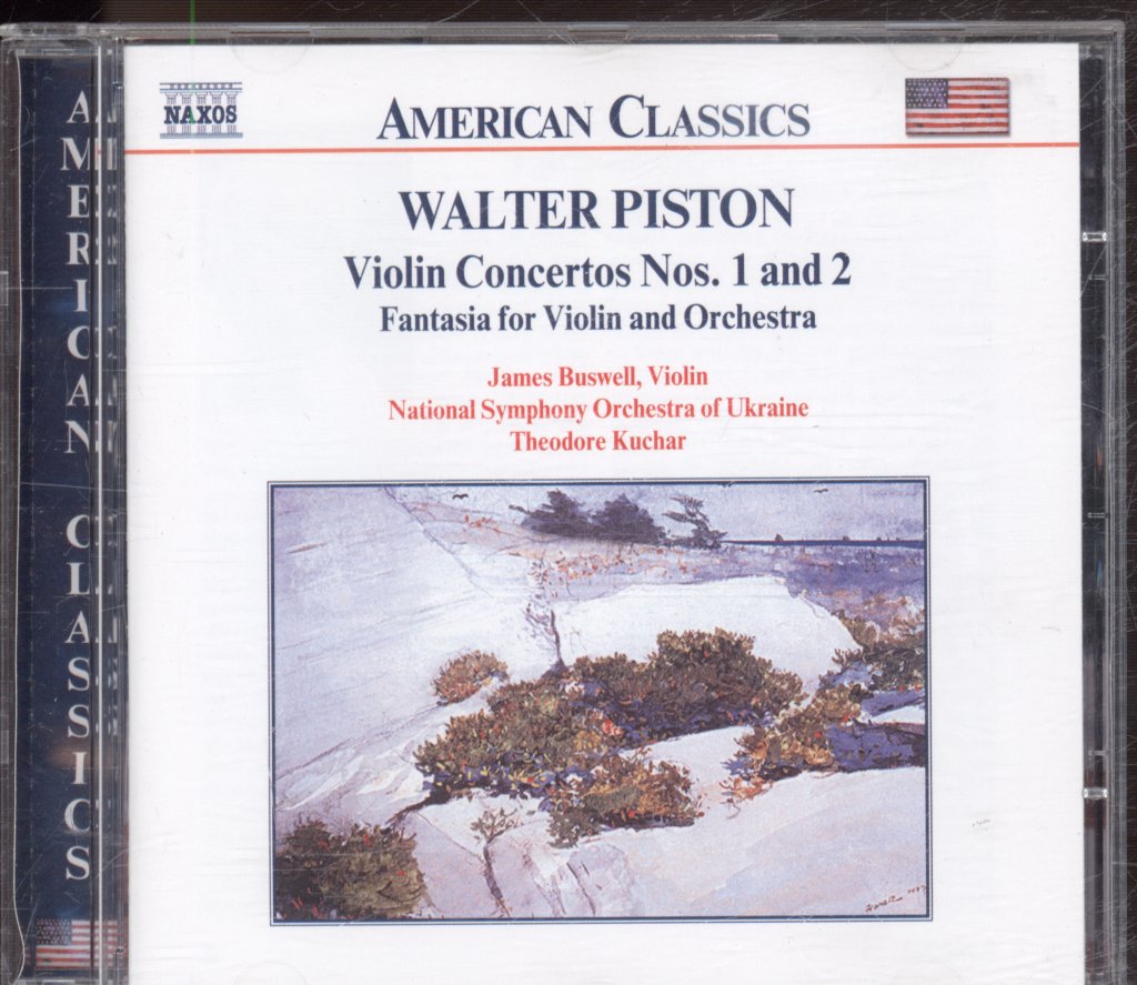 National Symphony Orchestra Of Ukraine, Theodore Kuchar - Walter Piston - Violin Concertos Nos. 1 And 2 • Fantasia For Violin And Orchestra - Cd