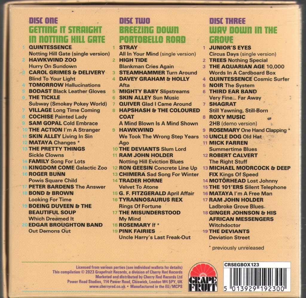 Various Artists - Deviation Street (High Times In Ladbroke Grove 1967-1975) - Cd Set