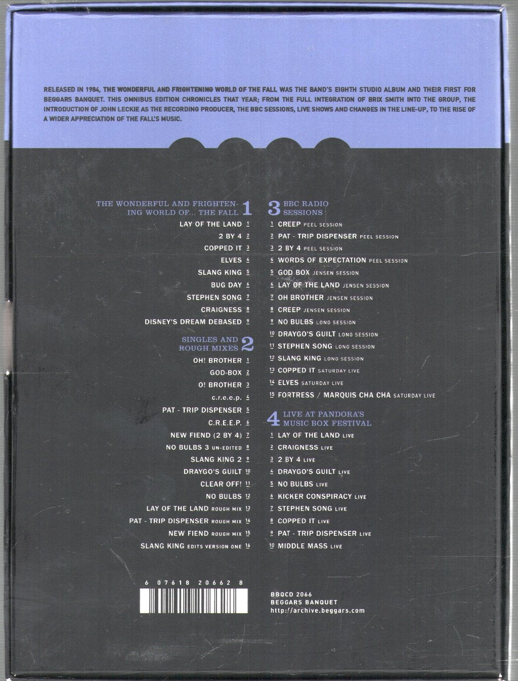 Fall - Wonderful And Frightening World Of... The Fall - Cd Box Set