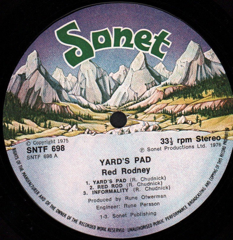 Red Rodney - Yard's Pad - Lp
