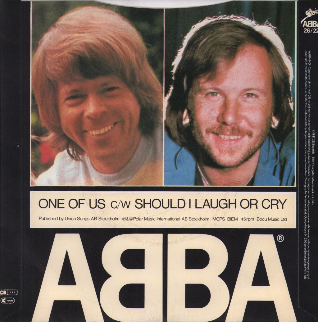 ABBA - One Of Us - 7 Inch