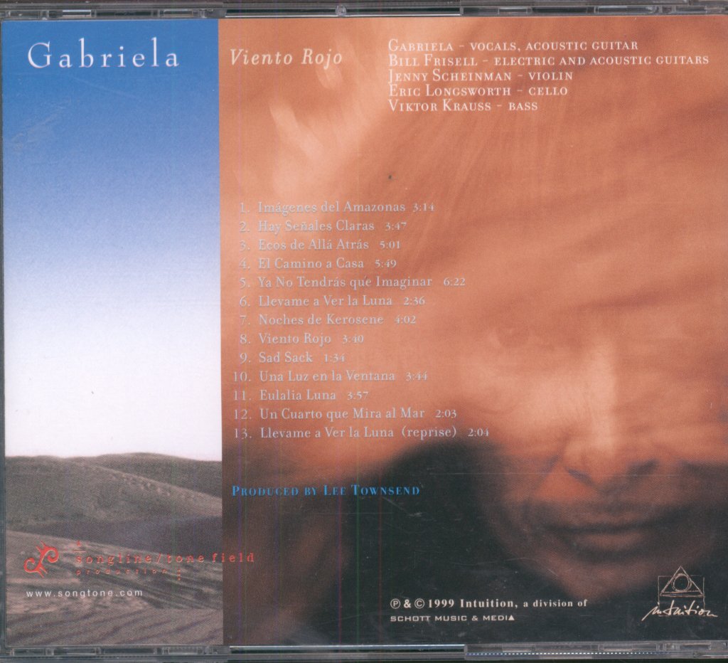 Gabriela (jazz) - Viento Rojo - Cd
