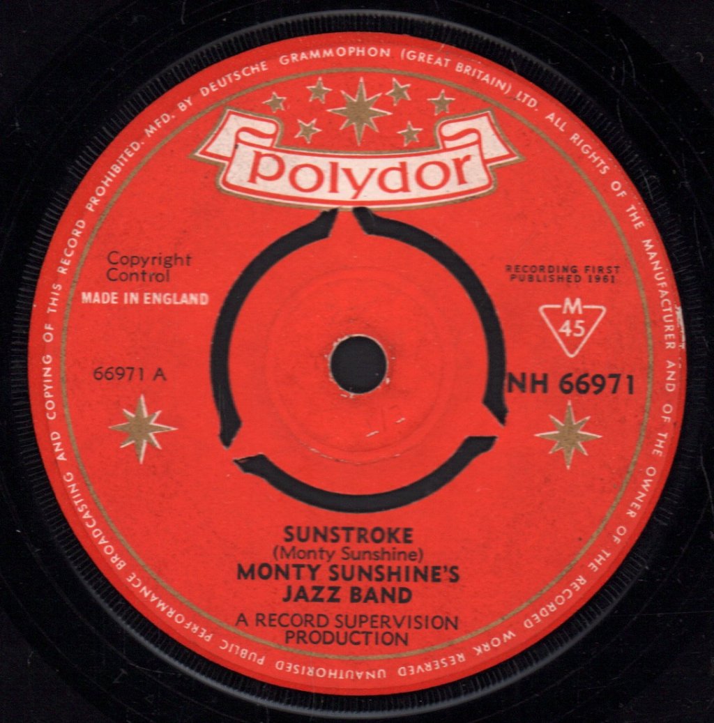 Monty Sunshine's Jazz Band - Sunstroke - 7 Inch