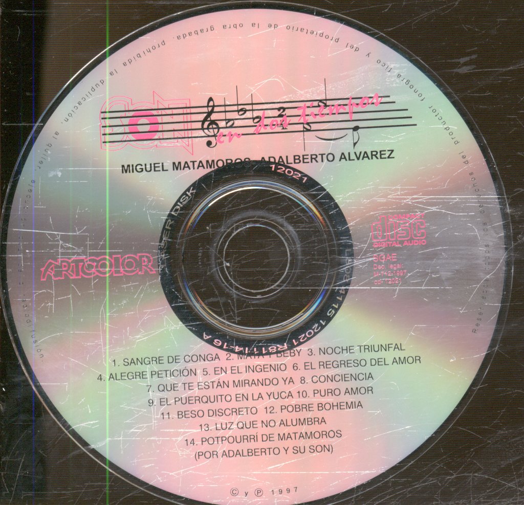 Miguel Matamoros / Adalberto Alvarez - Son En Dos Tempos - Cd