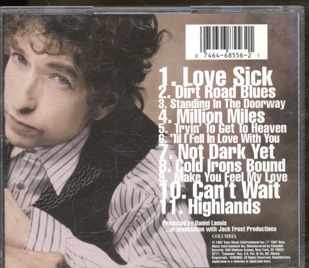 Bob Dylan - Time Out Of Mind - Cd