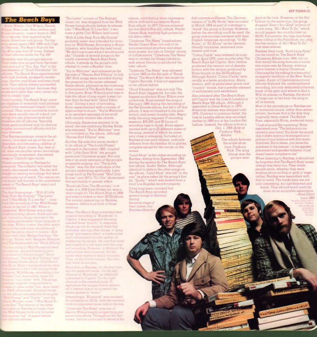 Beach Boys - Beach Boys Rarities - Lp