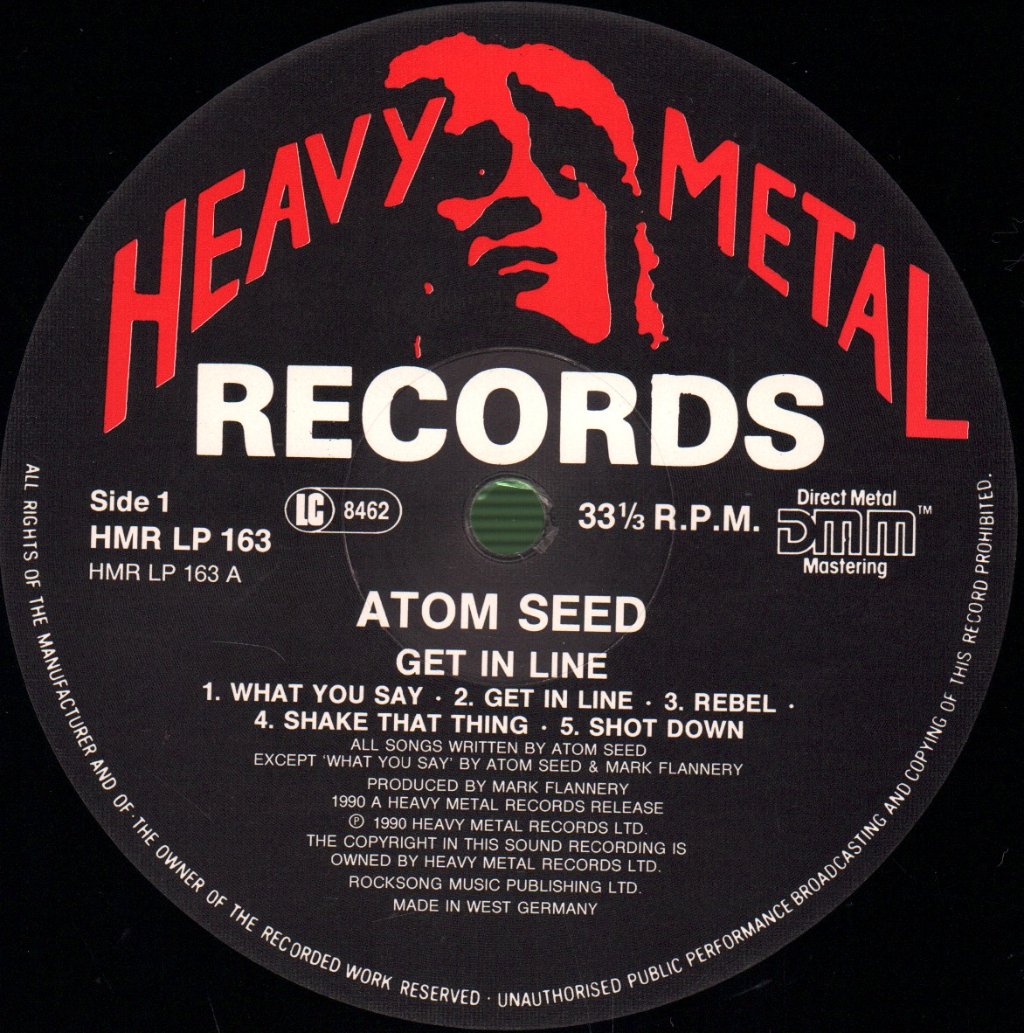 Atom Seed - Get In Line - Lp
