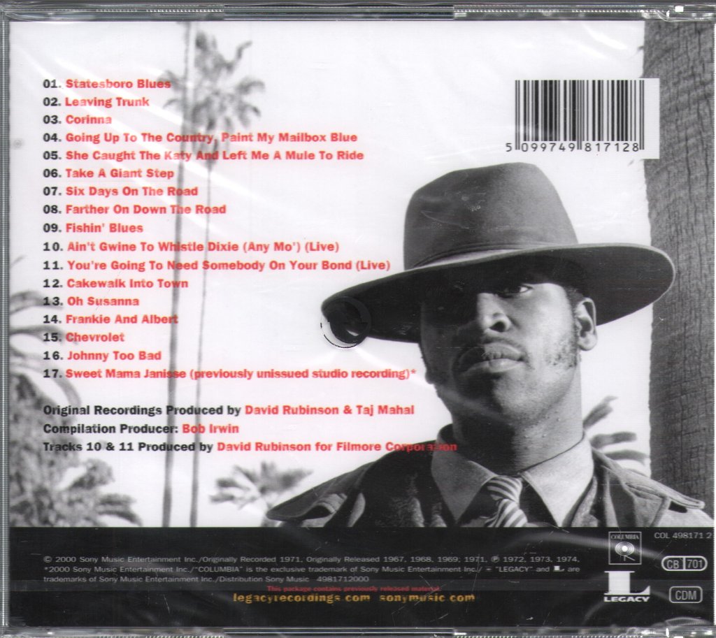 Taj Mahal - Best Of Taj Mahal - Cd