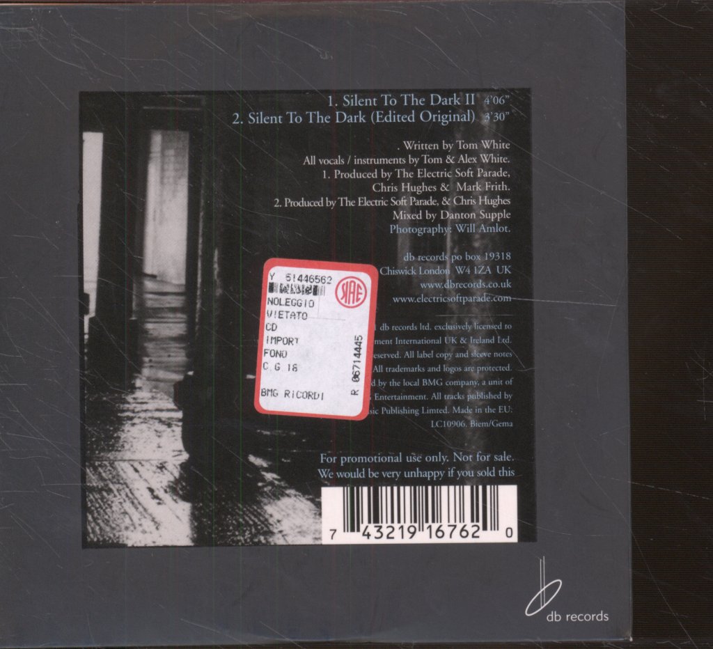 Electric Soft Parade - Silent To The Dark - Cd