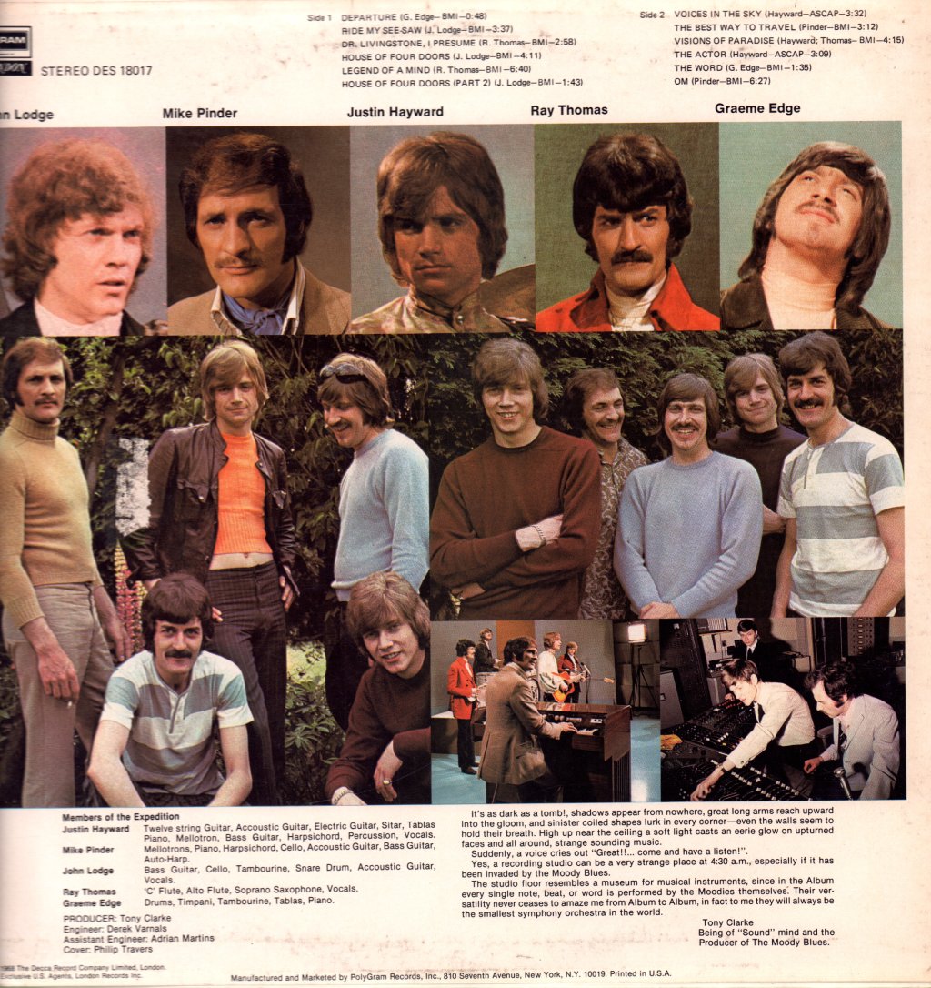 Moody Blues - In Search Of The Lost Chord - Lp