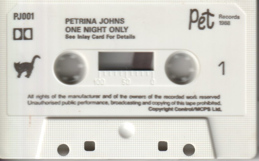 petrina johns (petrina johnson) - one night only - Cassette