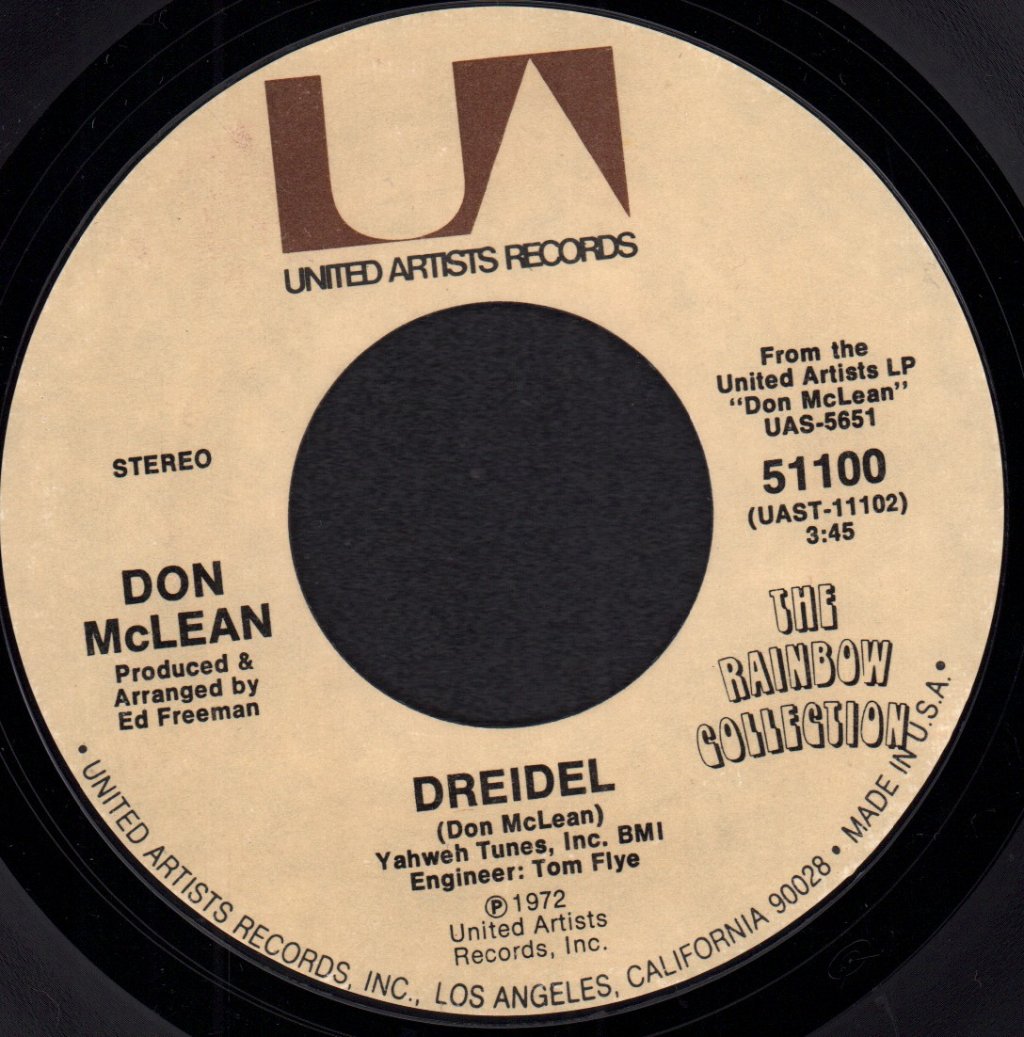 Don McLean - Dreidel - 7 Inch