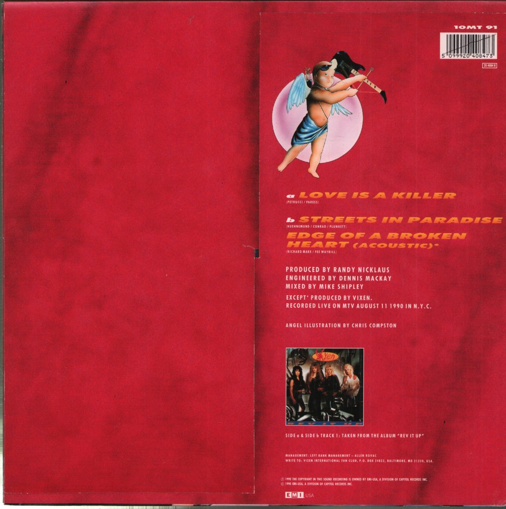 Vixen - Love Is A Killer - 10 Inch