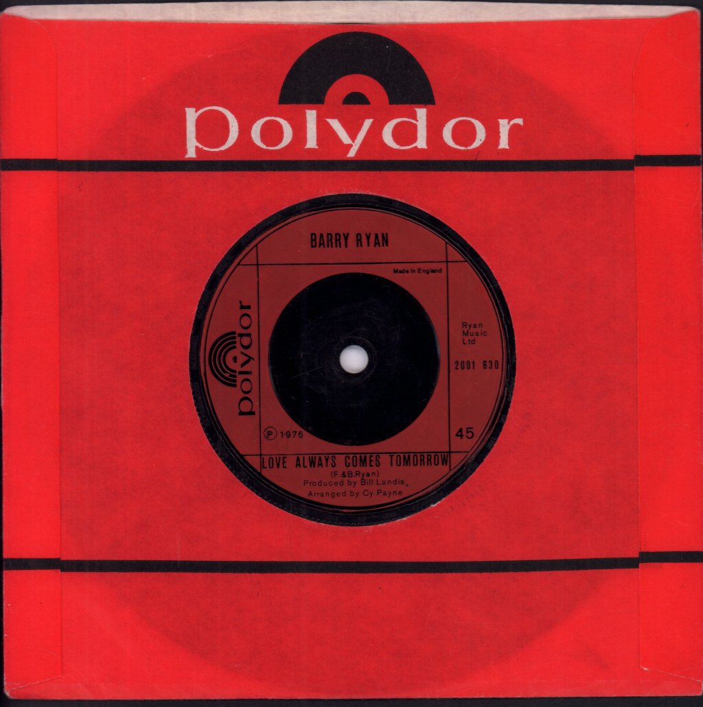 Barry Ryan - Eloise - 7 Inch