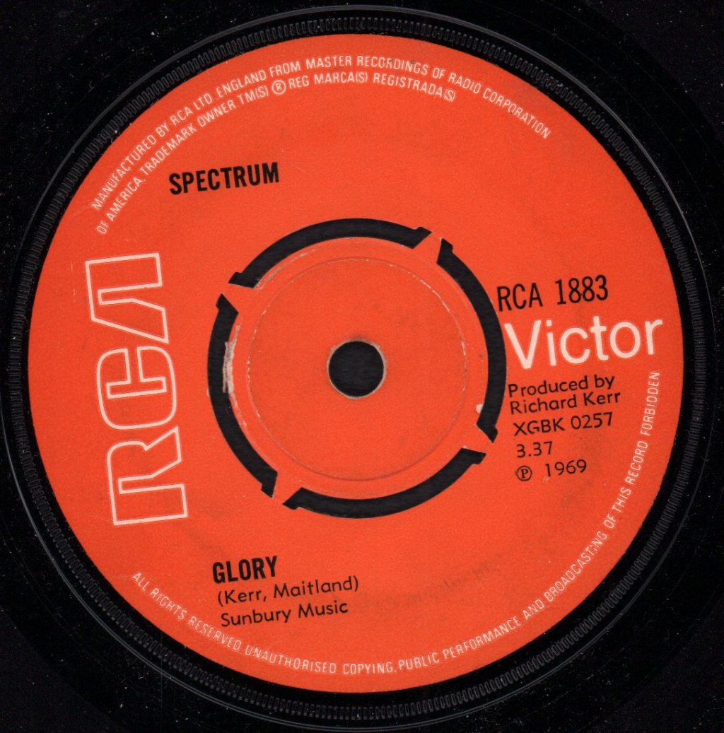 Spectrum (Uk Rock/Prog Group) - Glory - 7 Inch