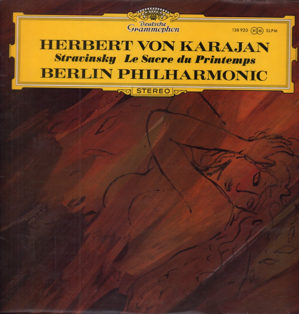 Herbert Von Karajan - stravinsky Le Sacre Du Printemps - Lp