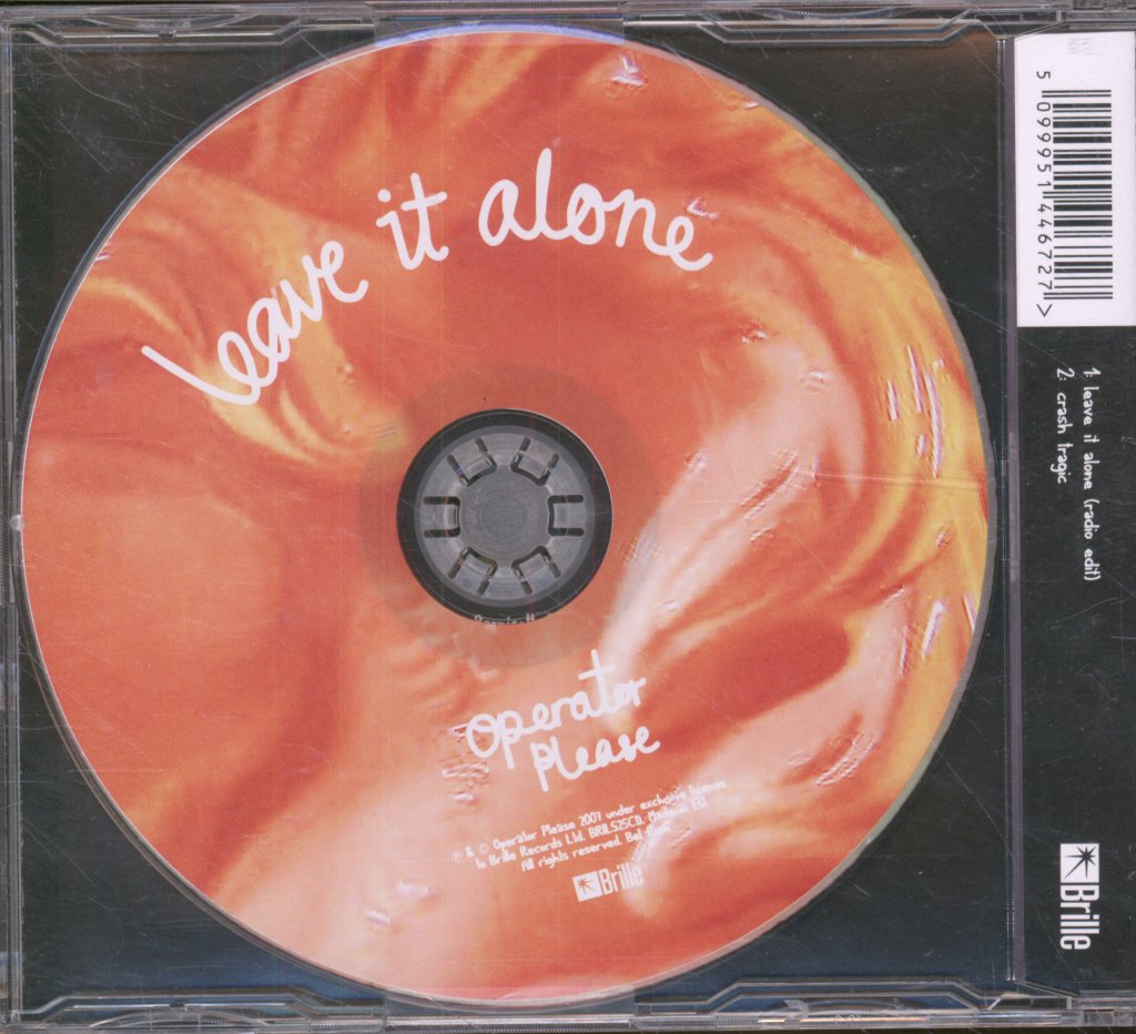 Operator Please - Leave It Alone - Cd